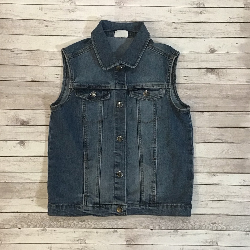 Size 14 Girls Denim Vest